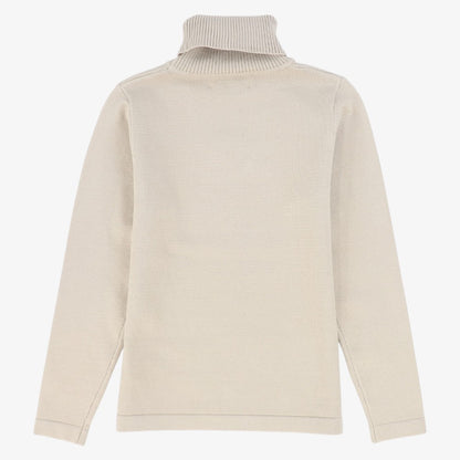 Fitted Knit Turtleneck - Camel