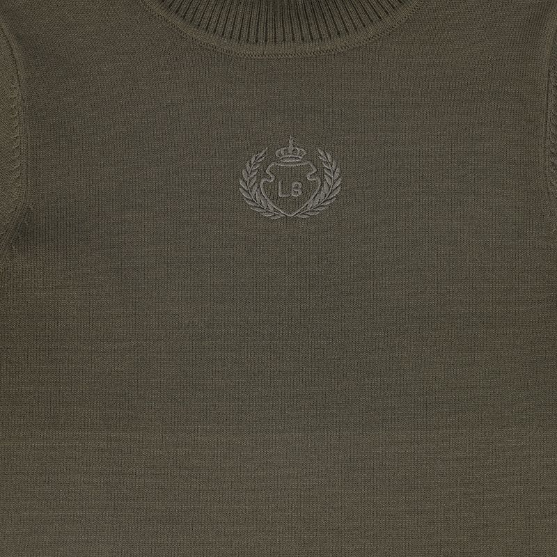 Fitted Knit Turtleneck - Olive