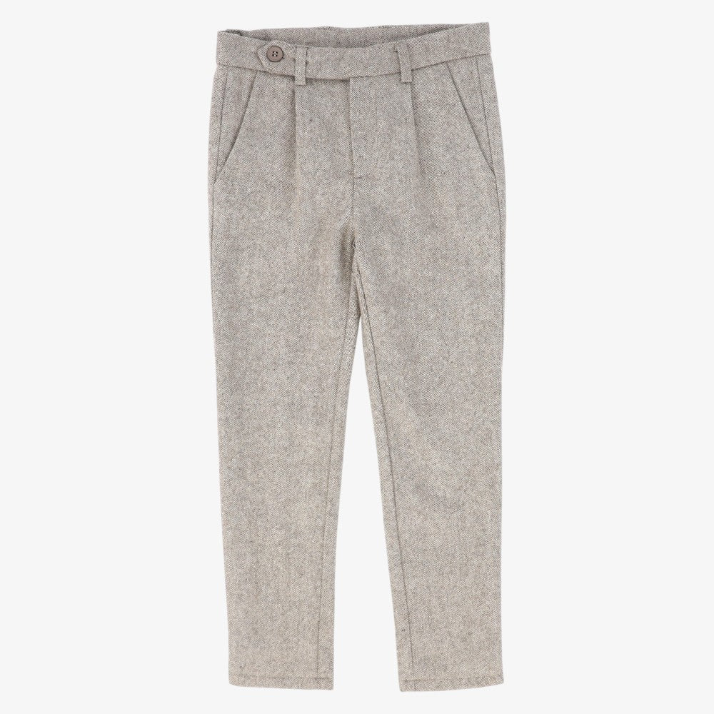 Herringbone Pants - Brown