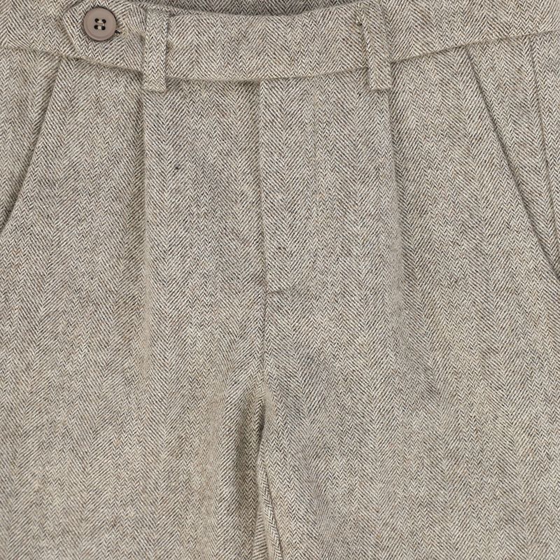 Herringbone Pants - Brown