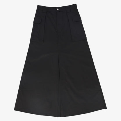 Utility Pocket Maxi SKirt - Black