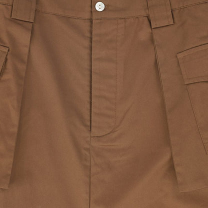 Utility Pocket Maxi SKirt - Brown