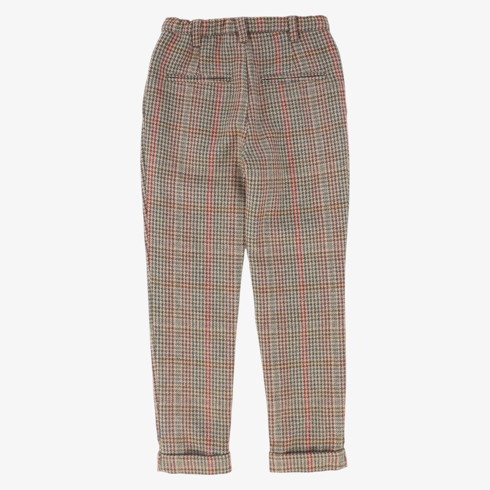 Houndstooth Pants - Olive