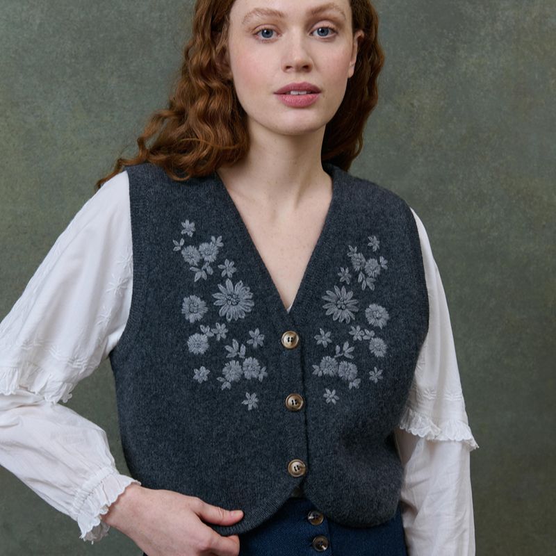Ibinka Cardigan - Charcoal