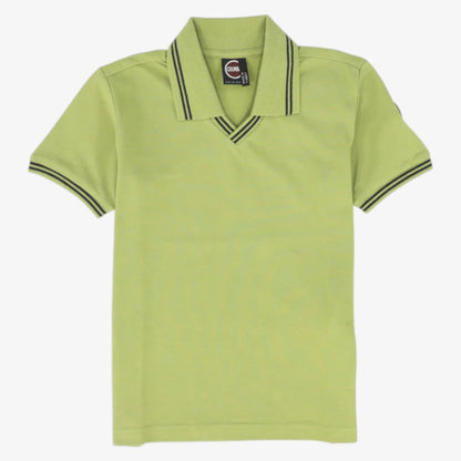 V-Neck Polo - Beetle &amp; Navy Blue