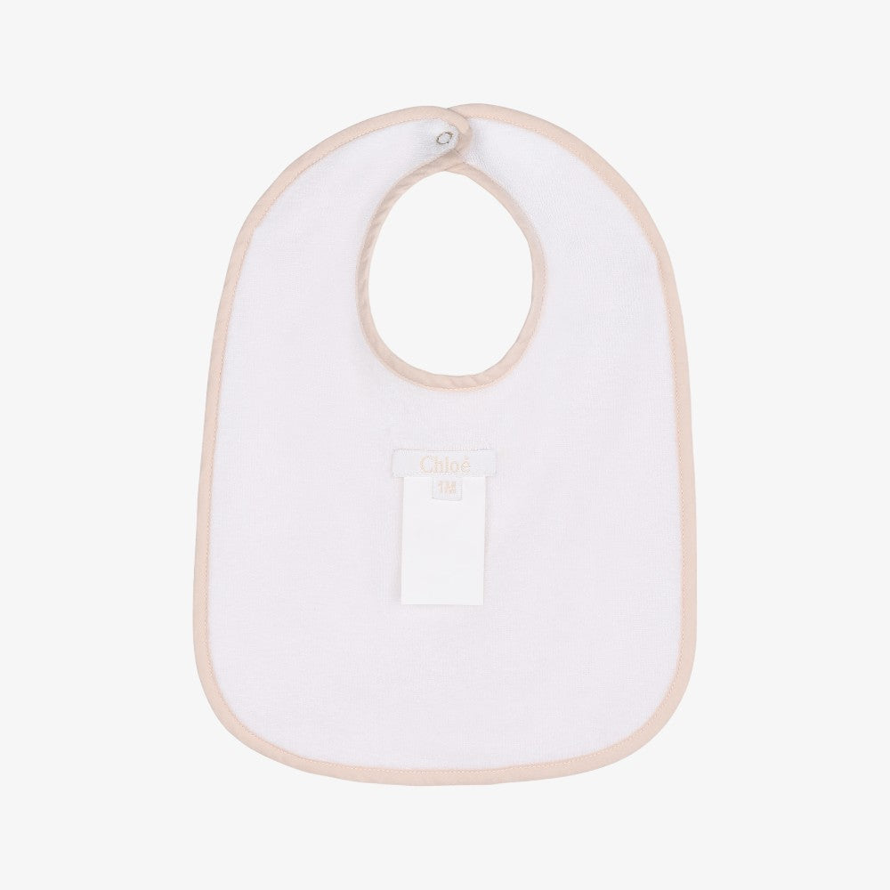 Footie And 2 Bib Set - Light Pink