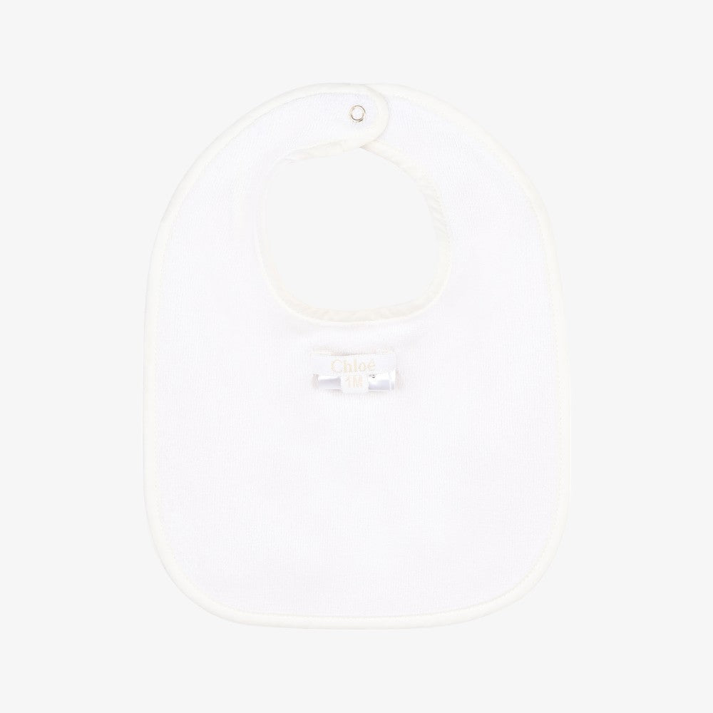 Footie And 2 Bib Set - White