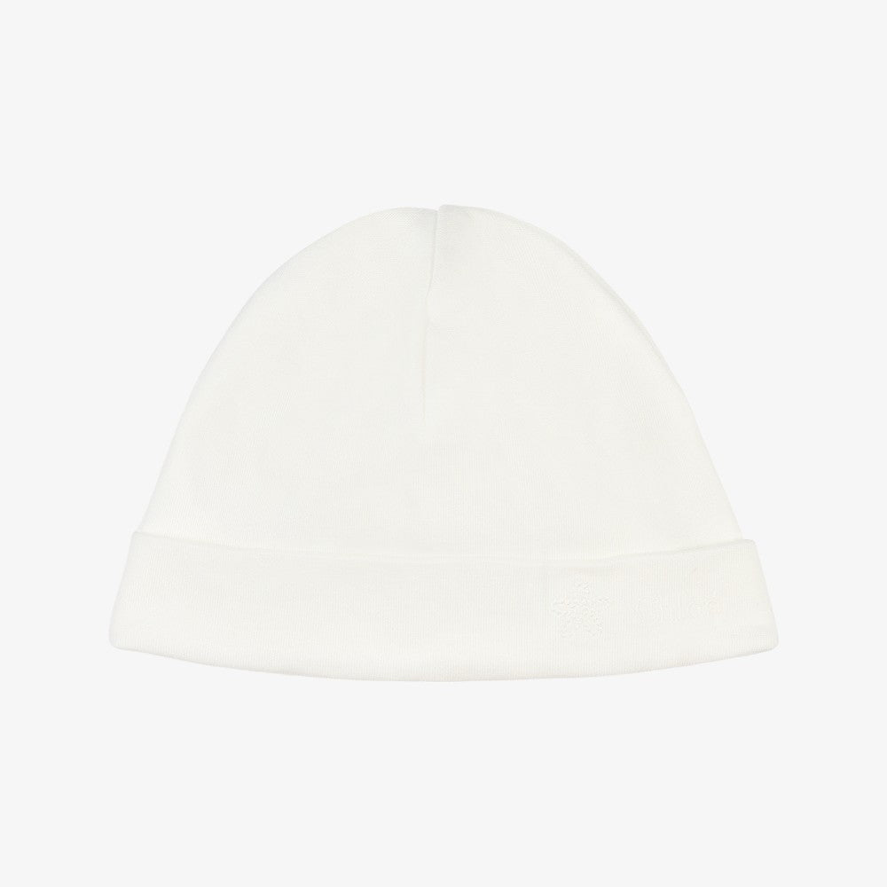 Footie And Hat And Bib - Offwhite