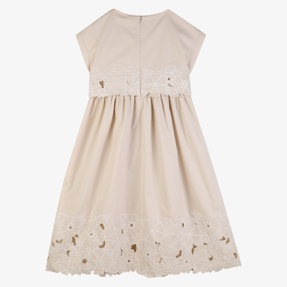 Embroidery Dress - White