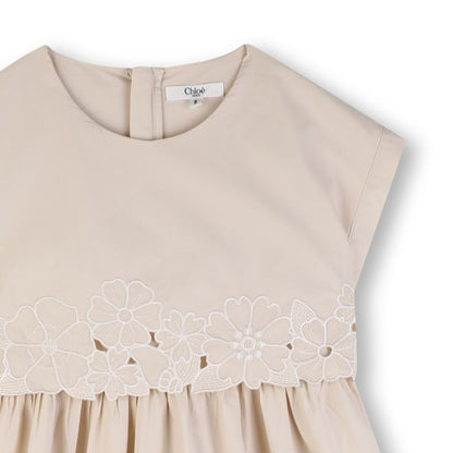 Embroidery Dress - White