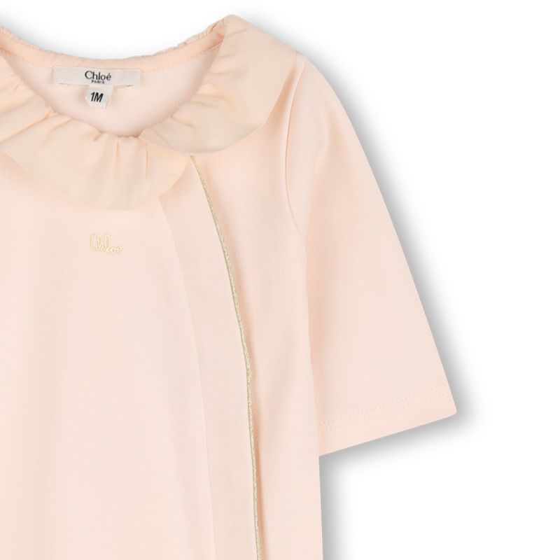 Signature Logo Footie - Salmon