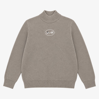 Cross Criss Sweater - Taupe