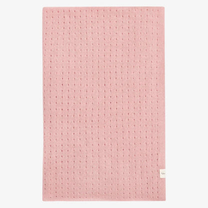 Pointelle Blanket - Pink