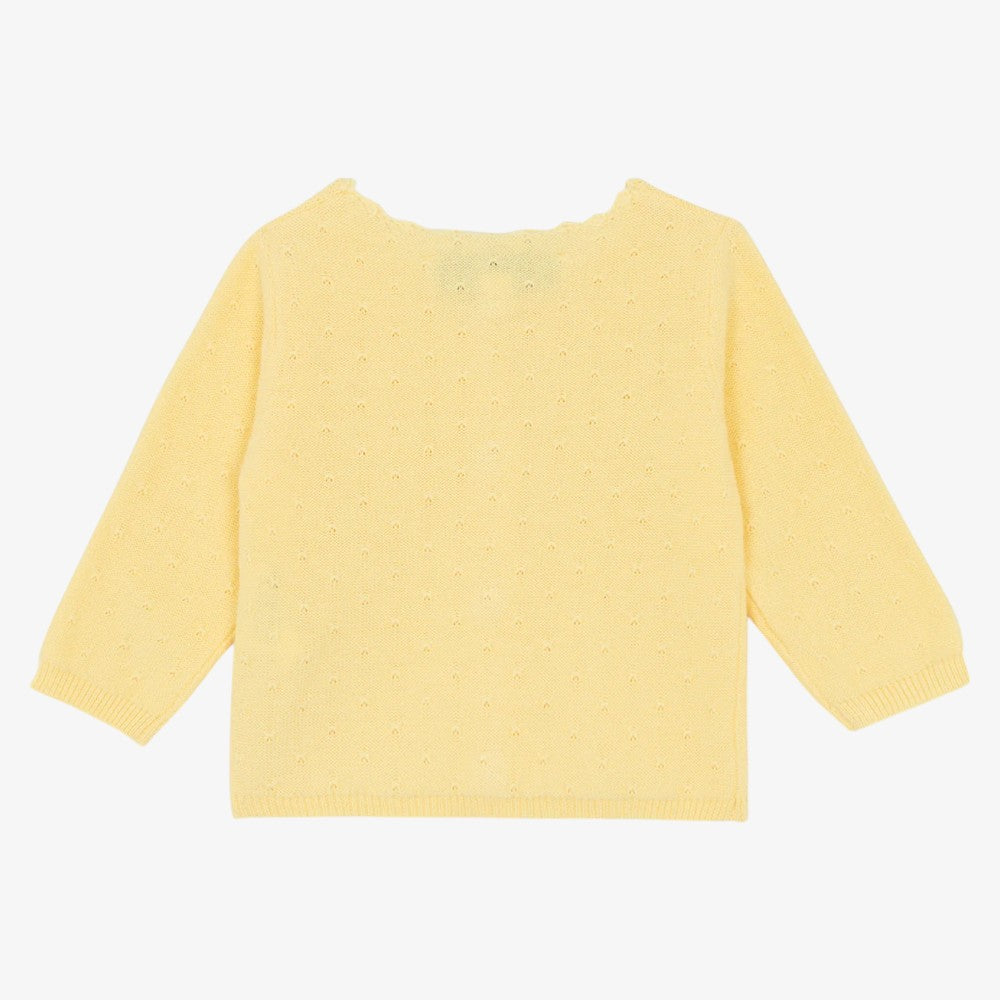Pointelle Cardigan - Pollen