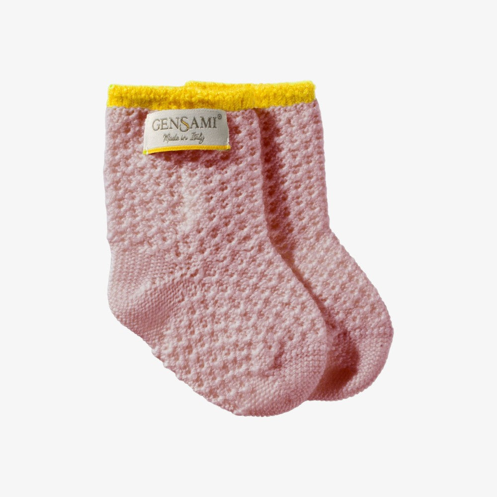 Honeycomb Booties - Cameo Pink