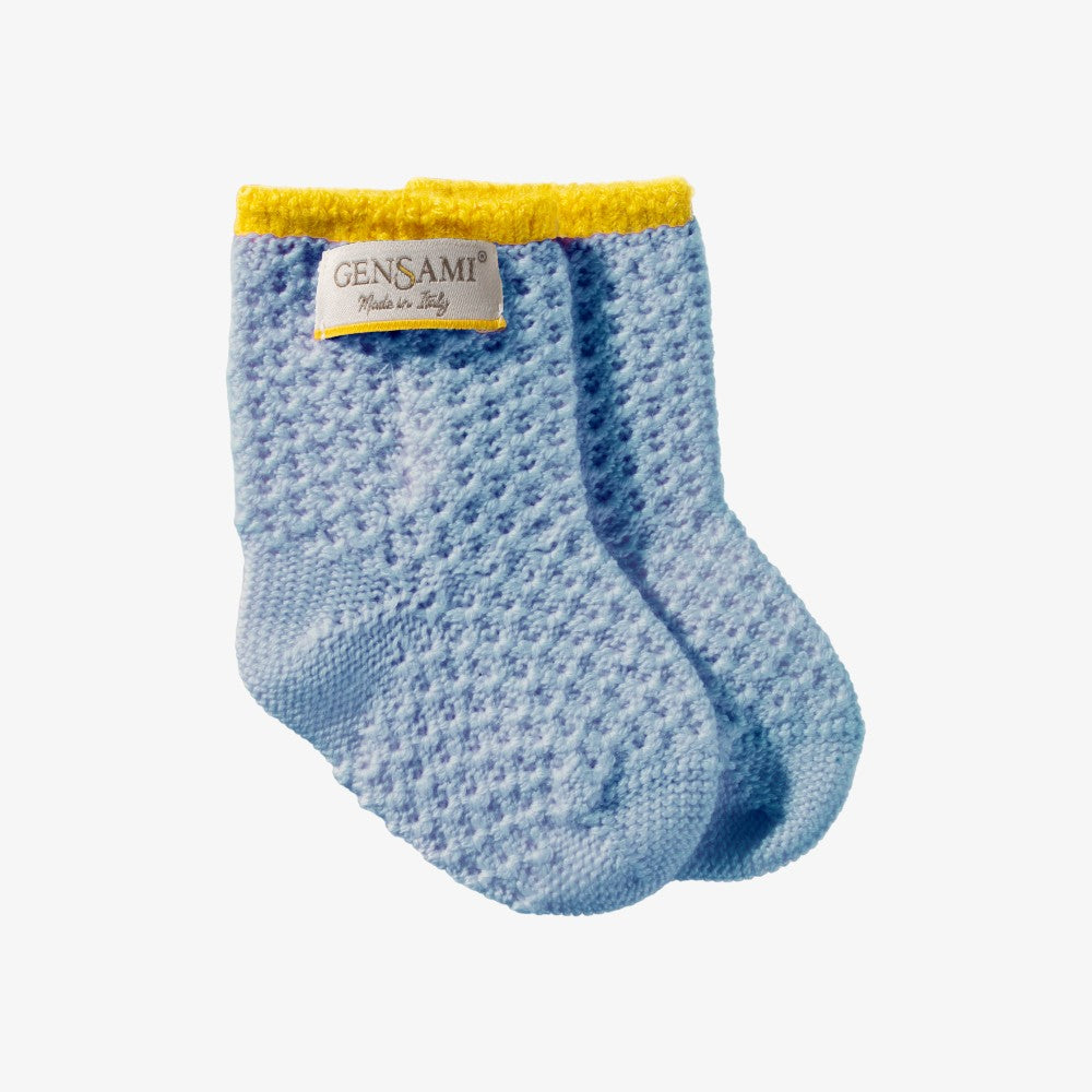 Honeycomb Booties - Sky Blue