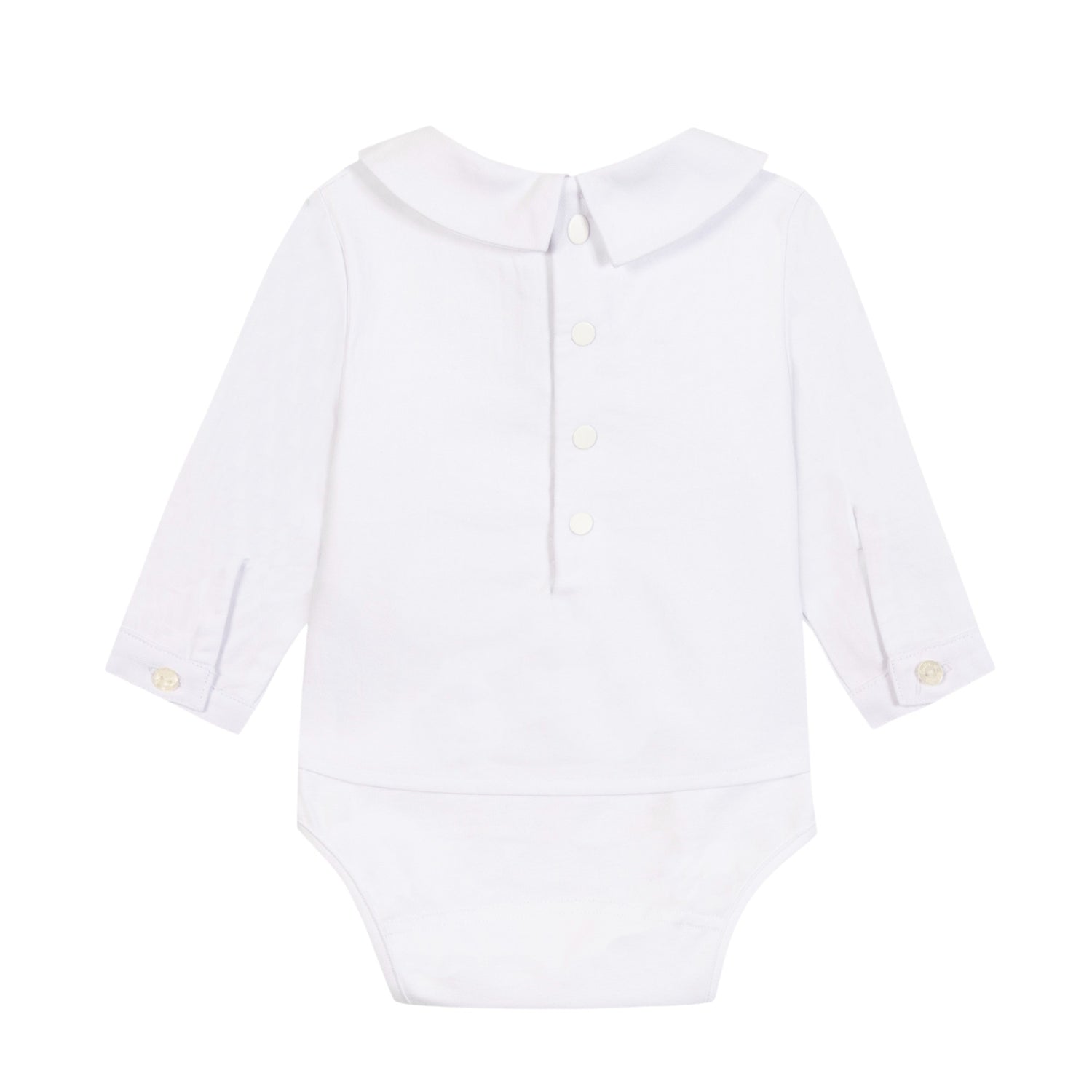 Pleated Bodysuit - White