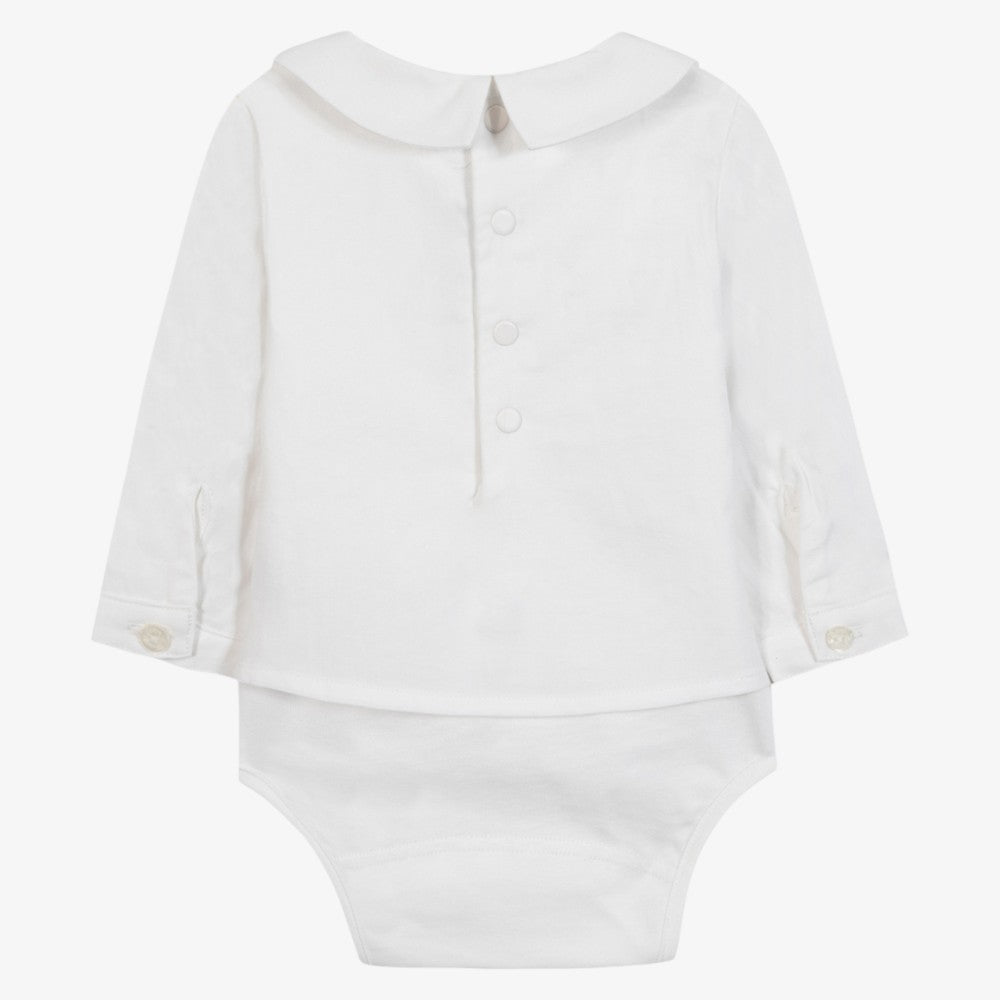 Pleated Bodysuit - Off White