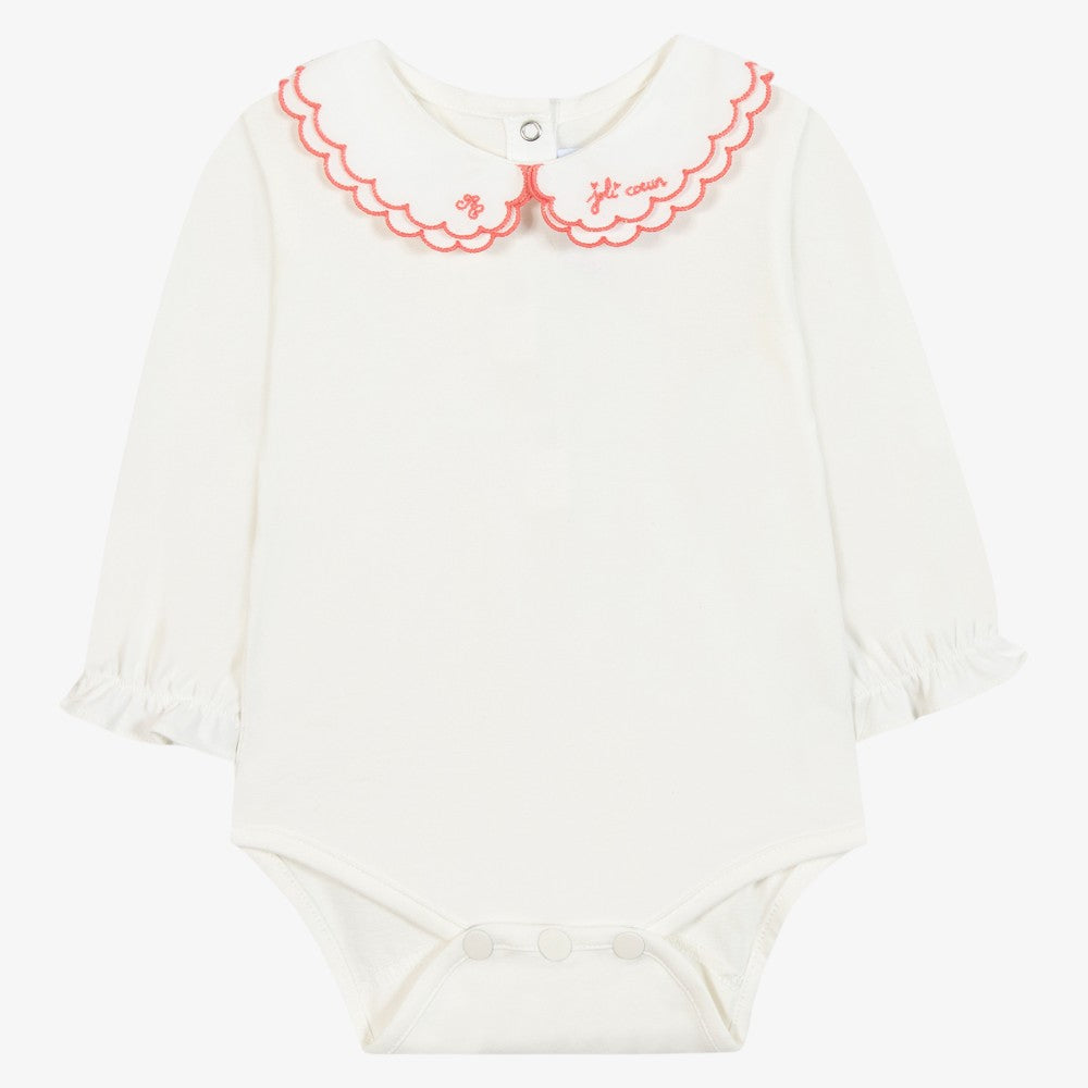 Ruffle Collar Bodysuit - Eglantine