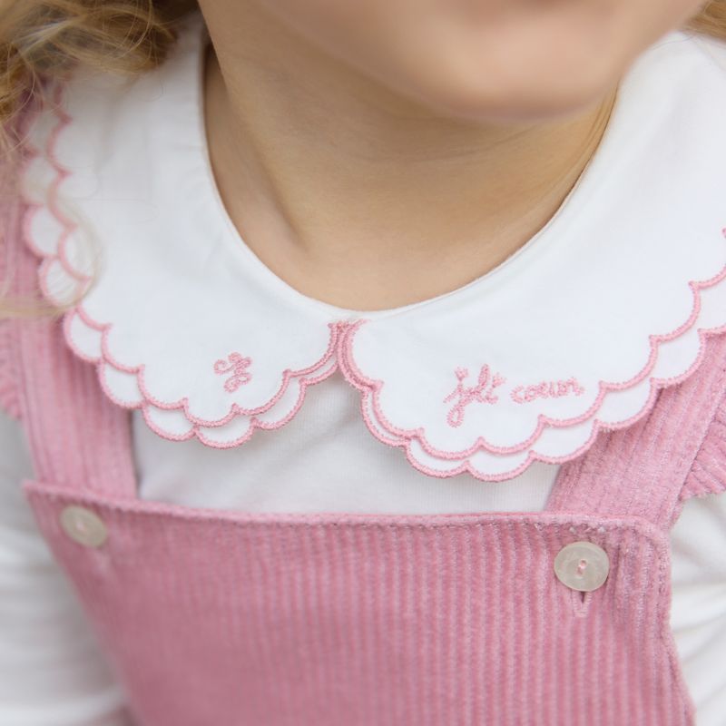 Ruffle Collar Bodysuit - Eglantine