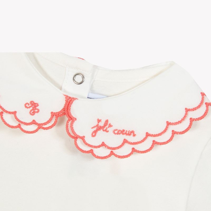 Ruffle Collar Bodysuit - Eglantine