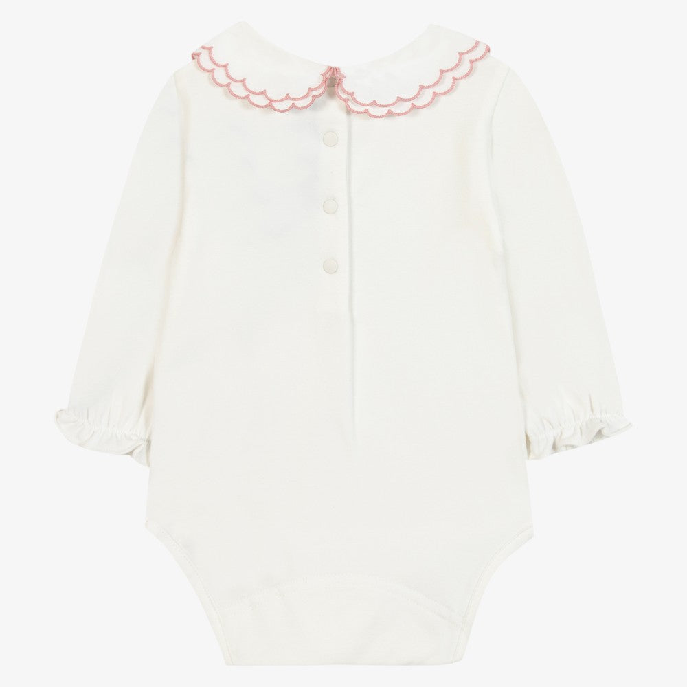 Ruffle Collar Bodysuit - Eglantine