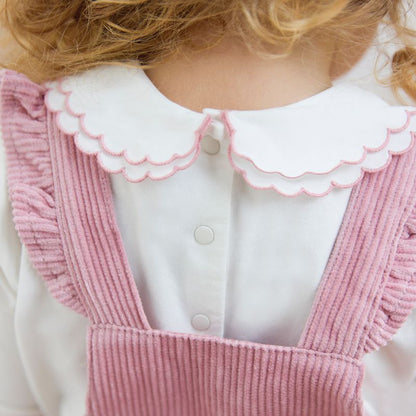 Ruffle Collar Bodysuit - Eglantine
