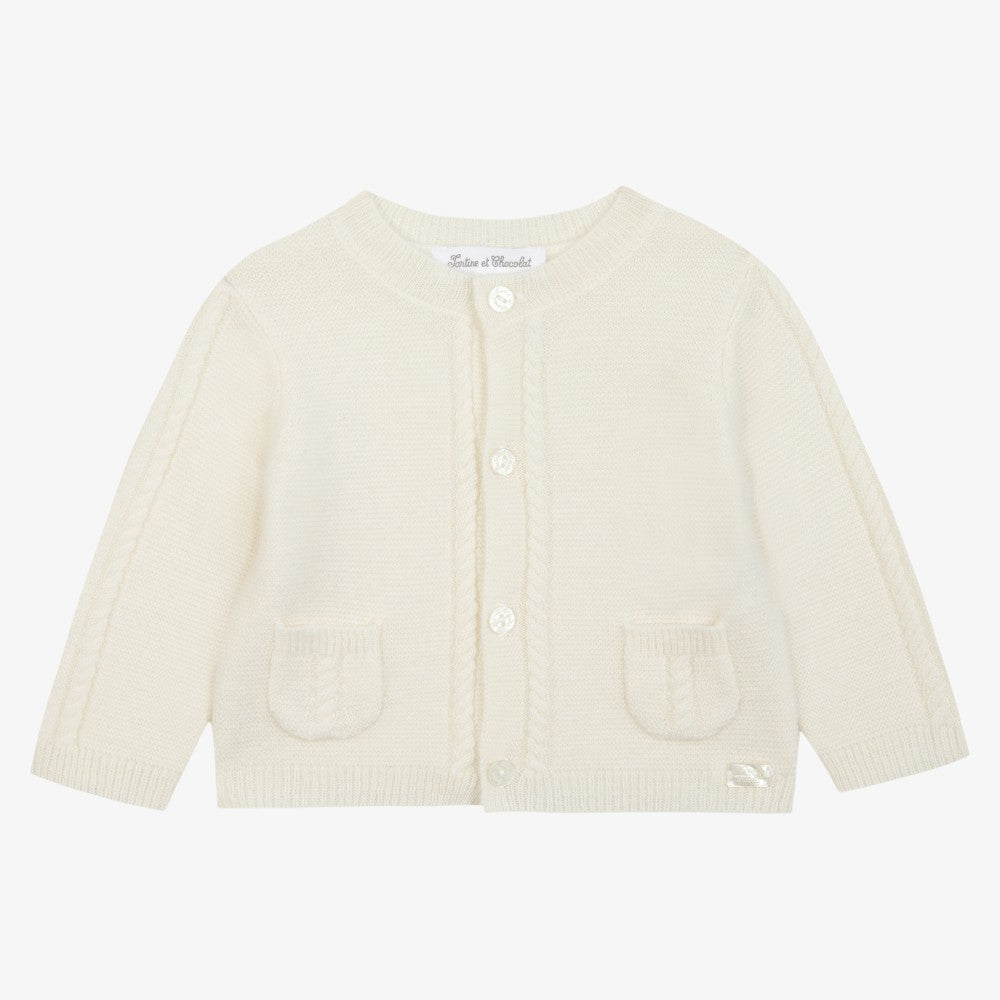 Pocket Cardigan - Off White