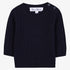 Cable Design Sweater - Navy
