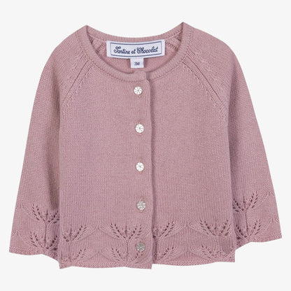 Cable Cardigan - Eglantine