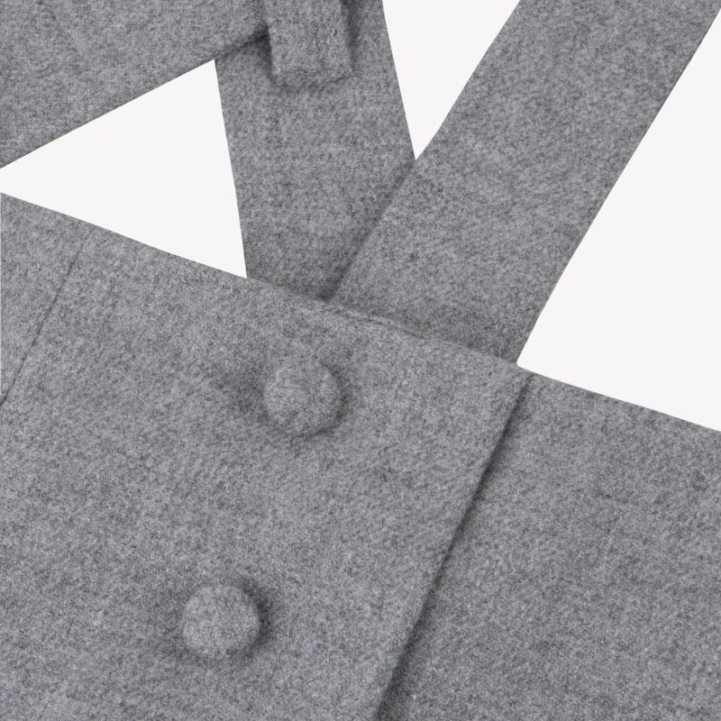 Suspender Shorts - Dark Grey