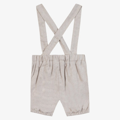 Suspender Shorts - Stone