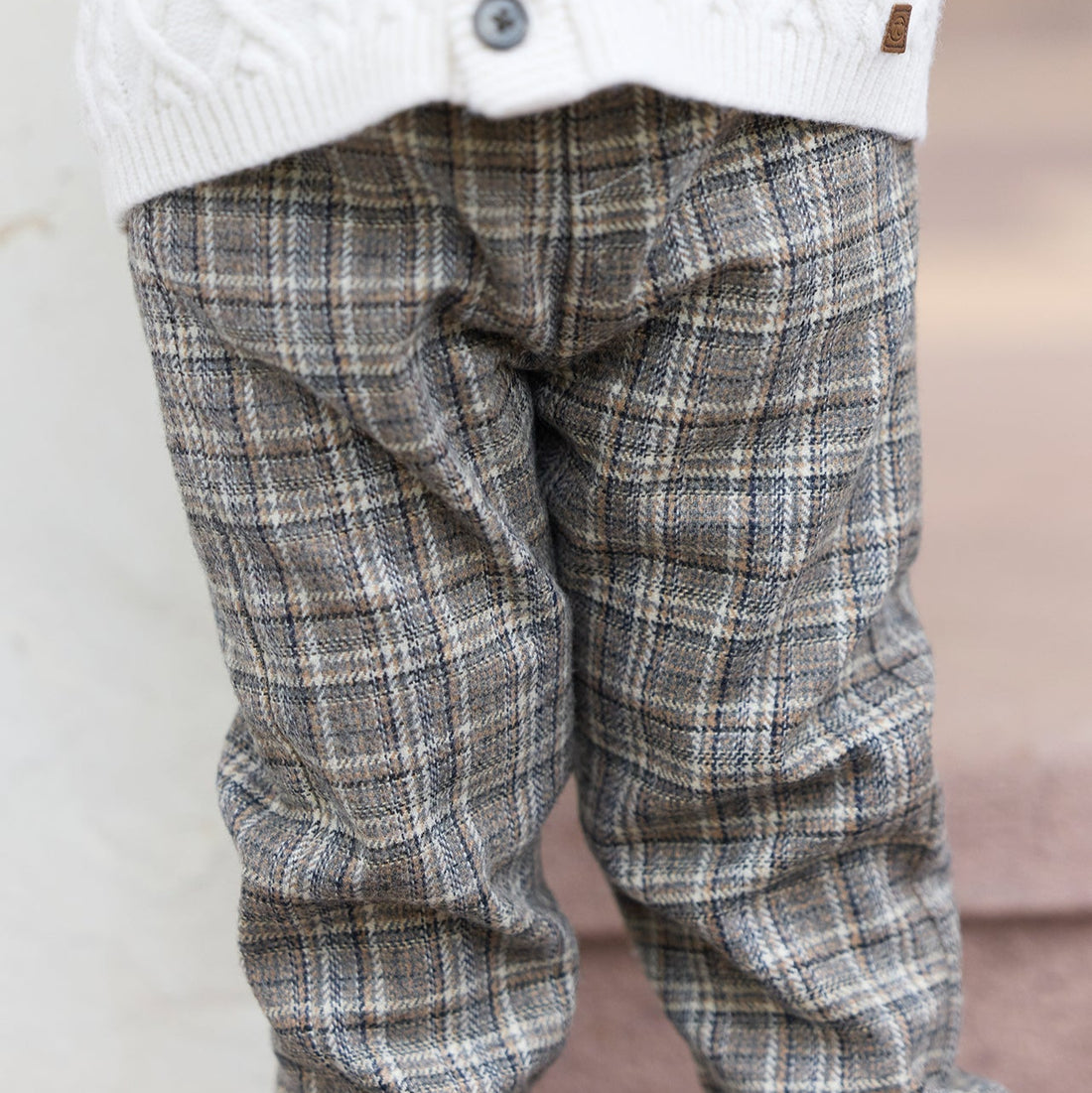 Plaid Pants - Dark Grey