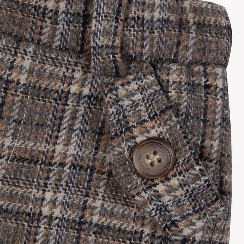 Plaid Pants - Bark