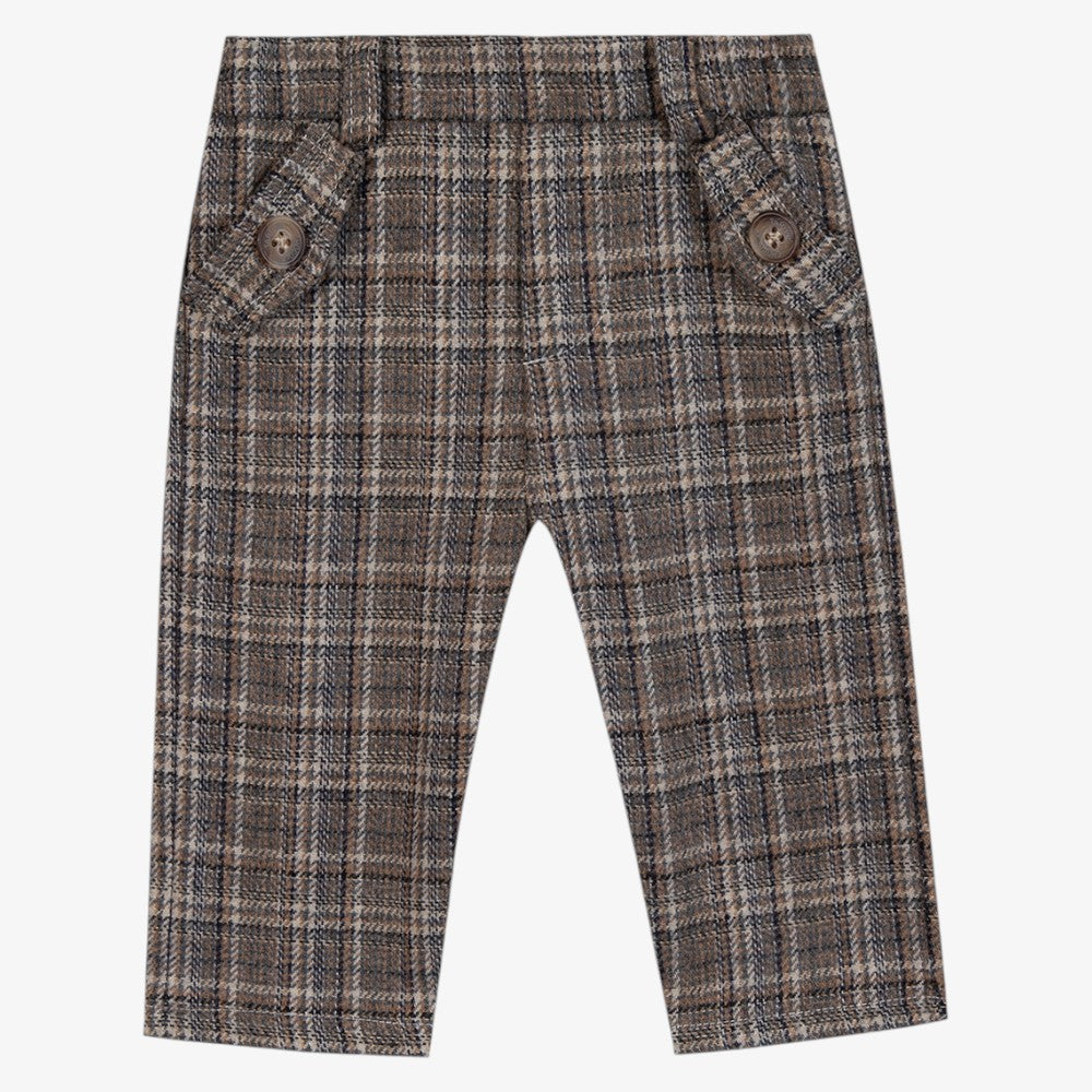 Plaid Pants - Bark