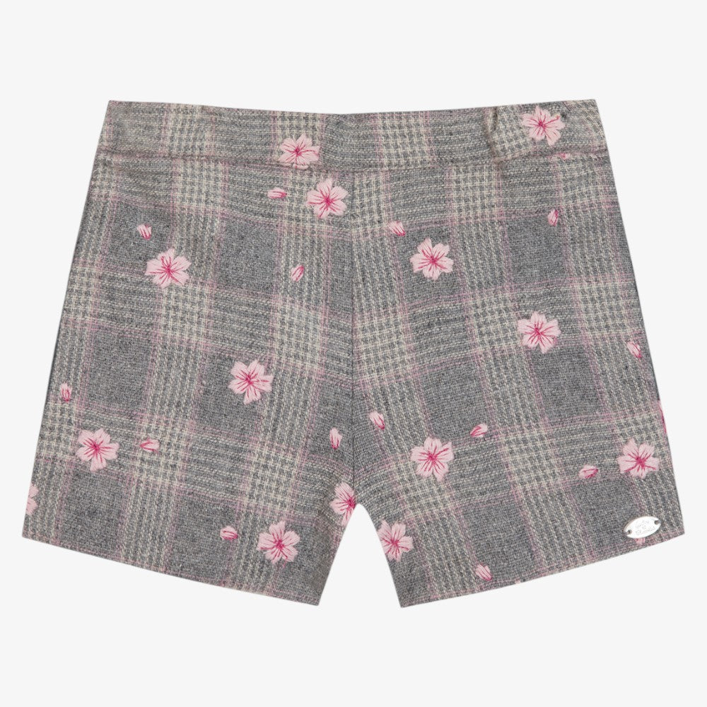 Flower Shorts - Grey