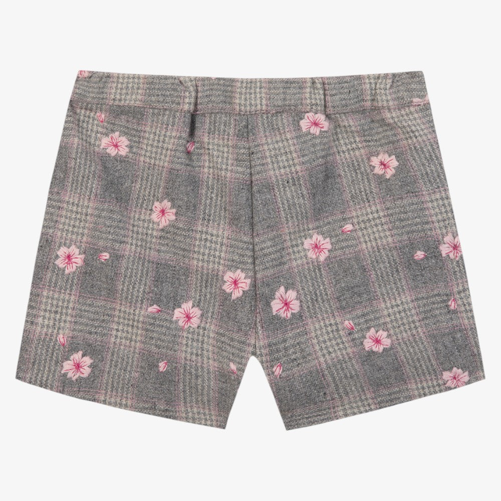 Flower Shorts - Grey