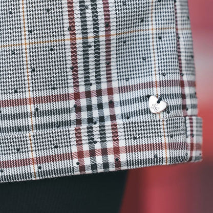 Plaid Short - Chestnut