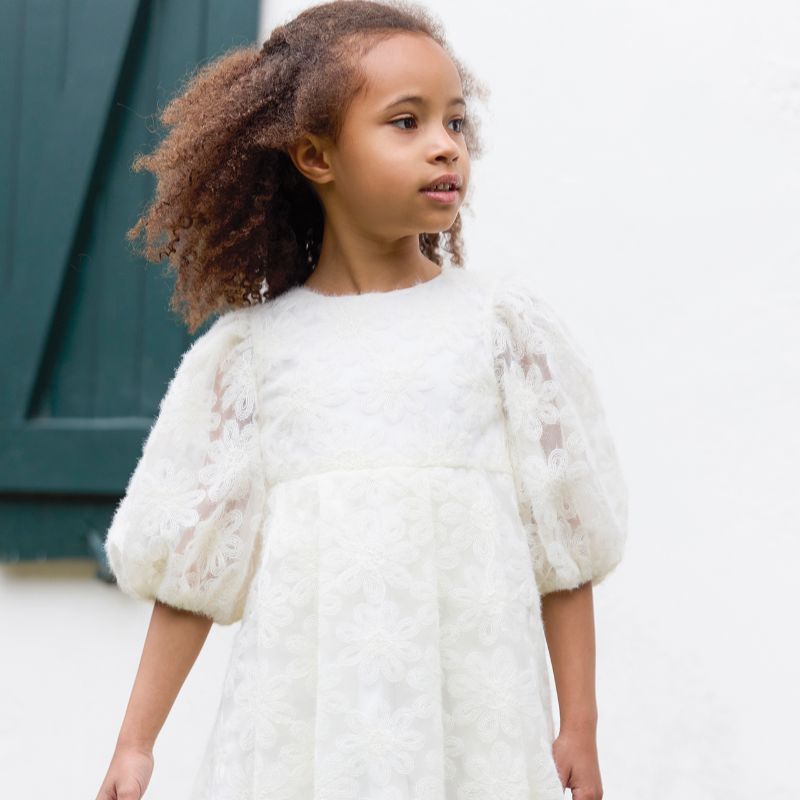 Flower Dress - Off White