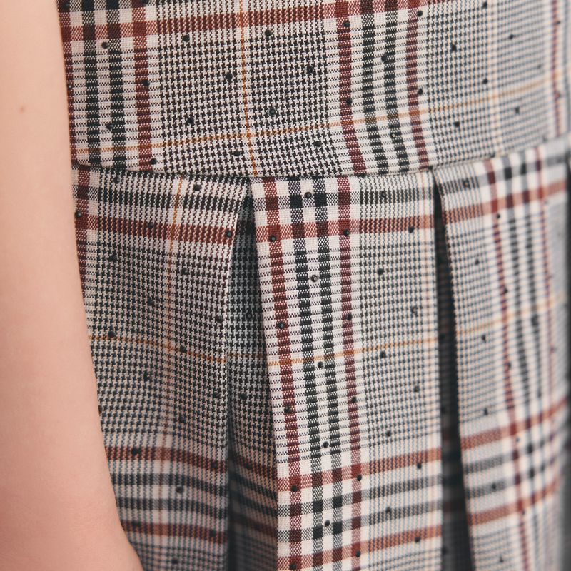 Tweed Dress - Chestnut