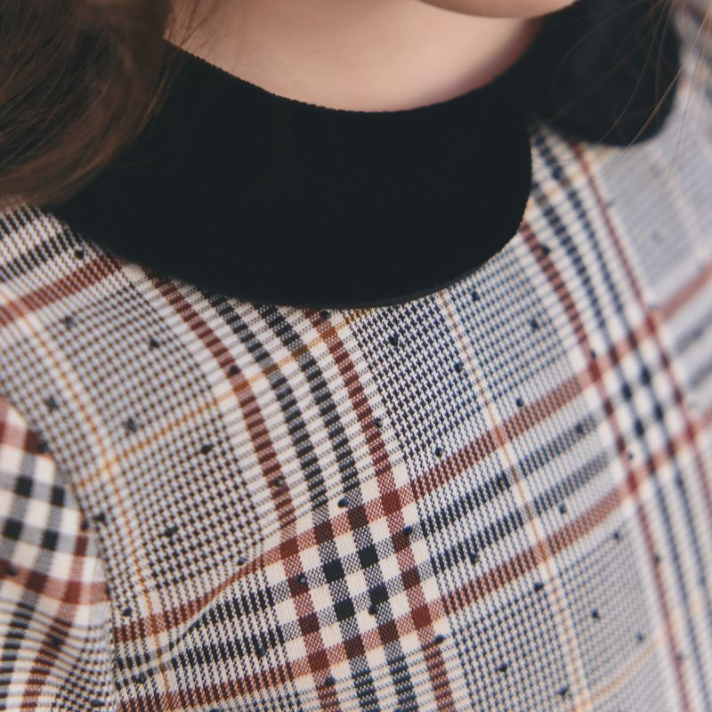 Tweed Dress - Chestnut