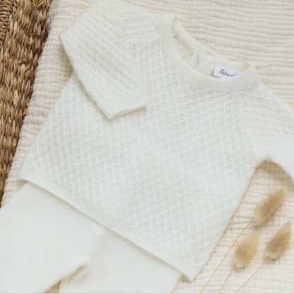Knit 3 Piece Set - Off White