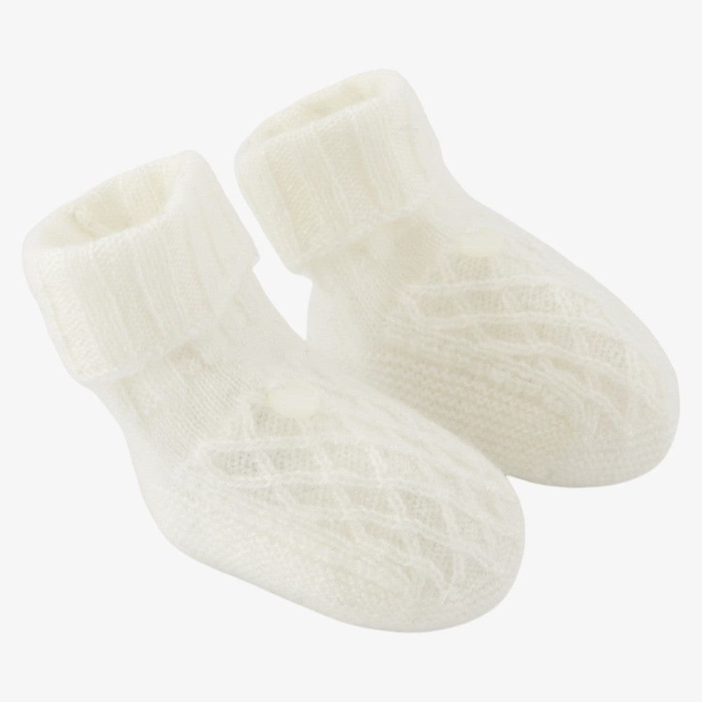 Knit Booties - Off White