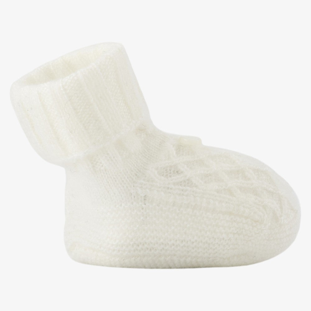Knit Booties - Off White