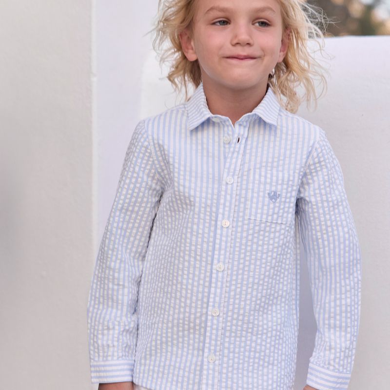 Tartine et Chocolat ホワイトタートルネック TARTINE ET CHOCOLAT– – blubellebaby