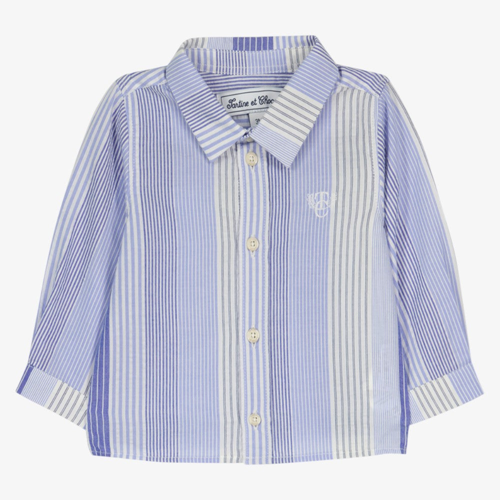 Multi Stripe Shirt - White