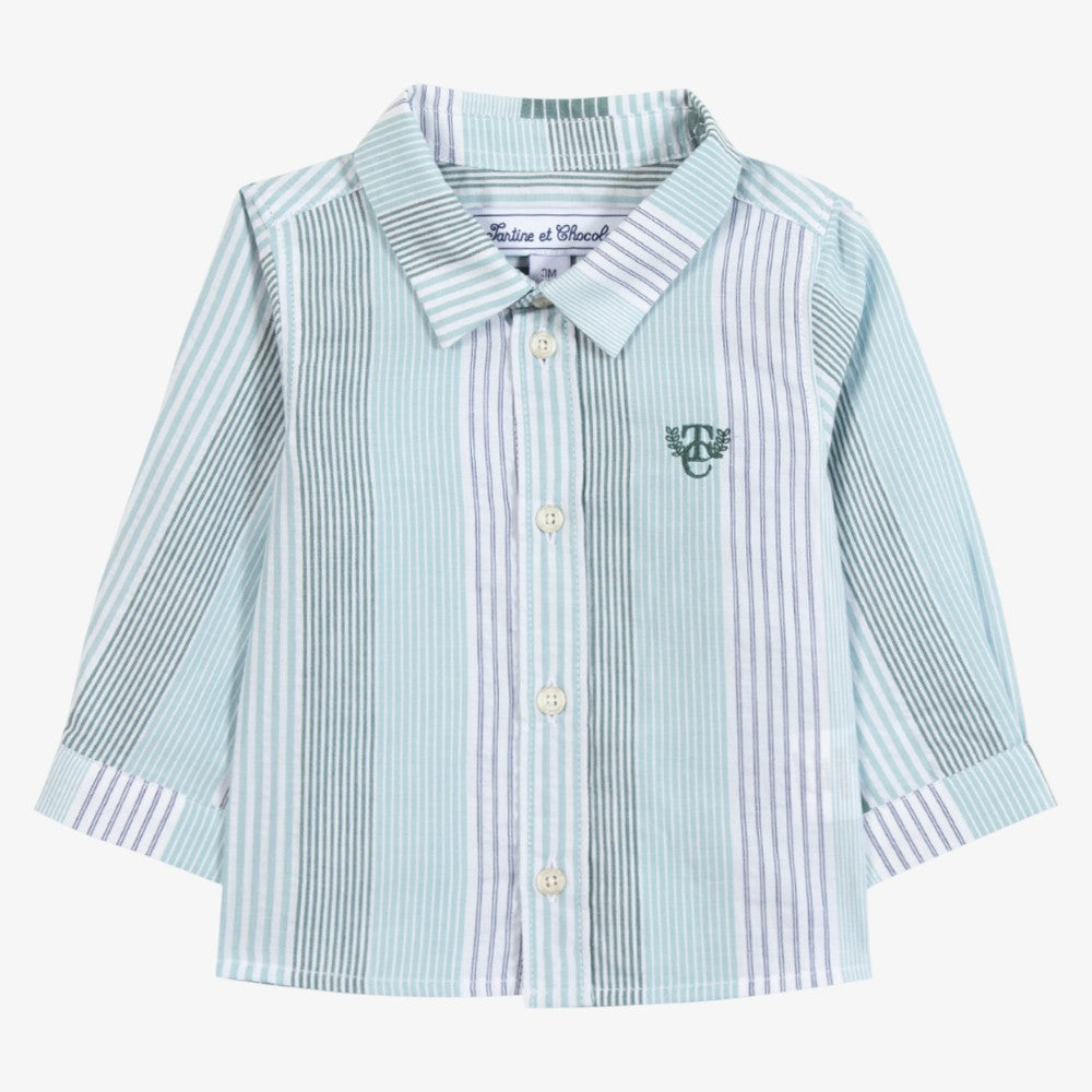 Multi Stripe Shirt - Kaki