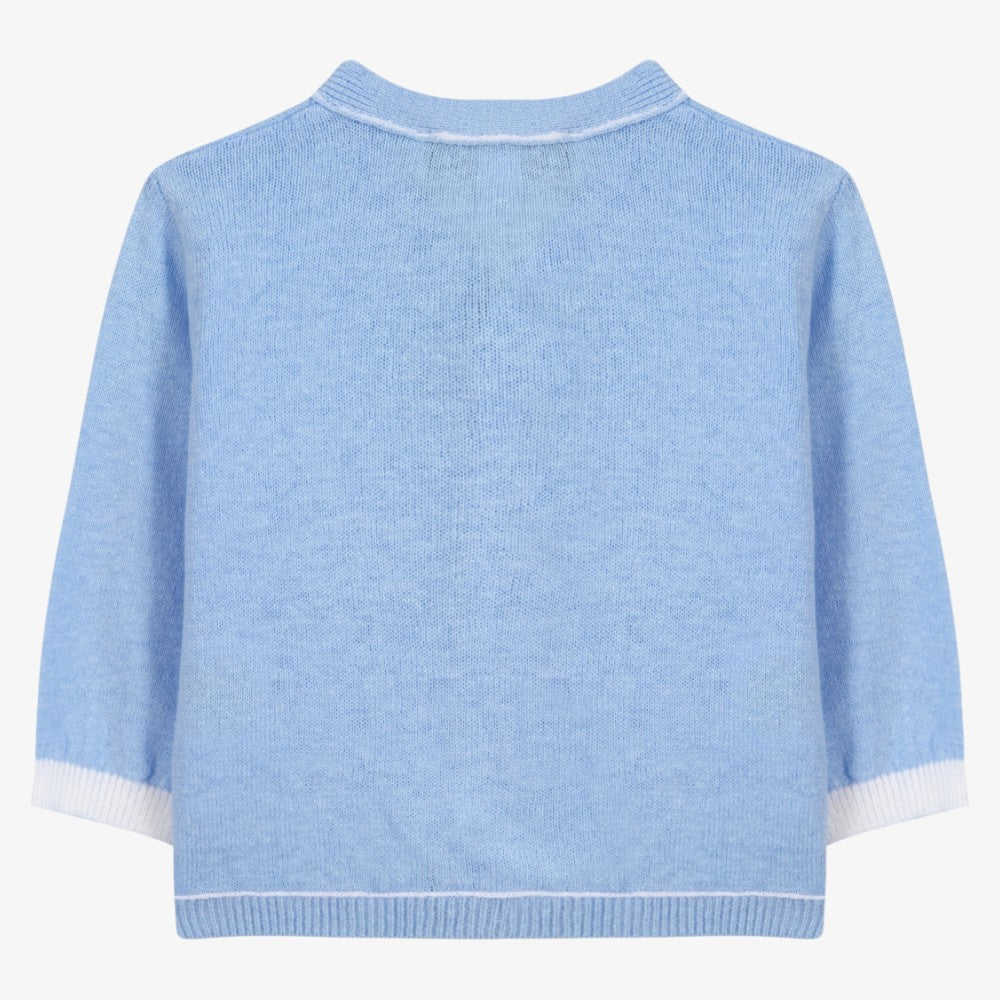 Button Cardigan - Cloud