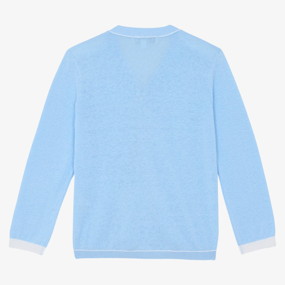 Button Cardigan - Cloud