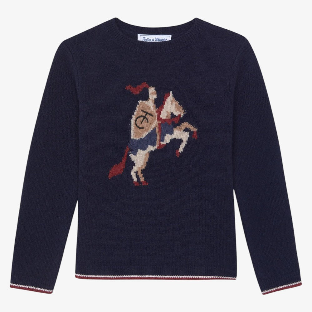 Horse Sweater - Marine